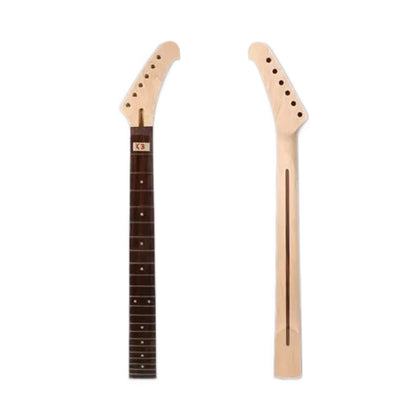 Yinfente Guitar Neck 22Fret 25.5inch Maple Rosewood Fretboard Dot Inlay Bolt on Heel