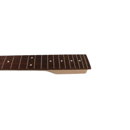 Yinfente Guitar Neck 22Fret 25.5inch Maple Rosewood Fretboard Dot Inlay Bolt on Heel