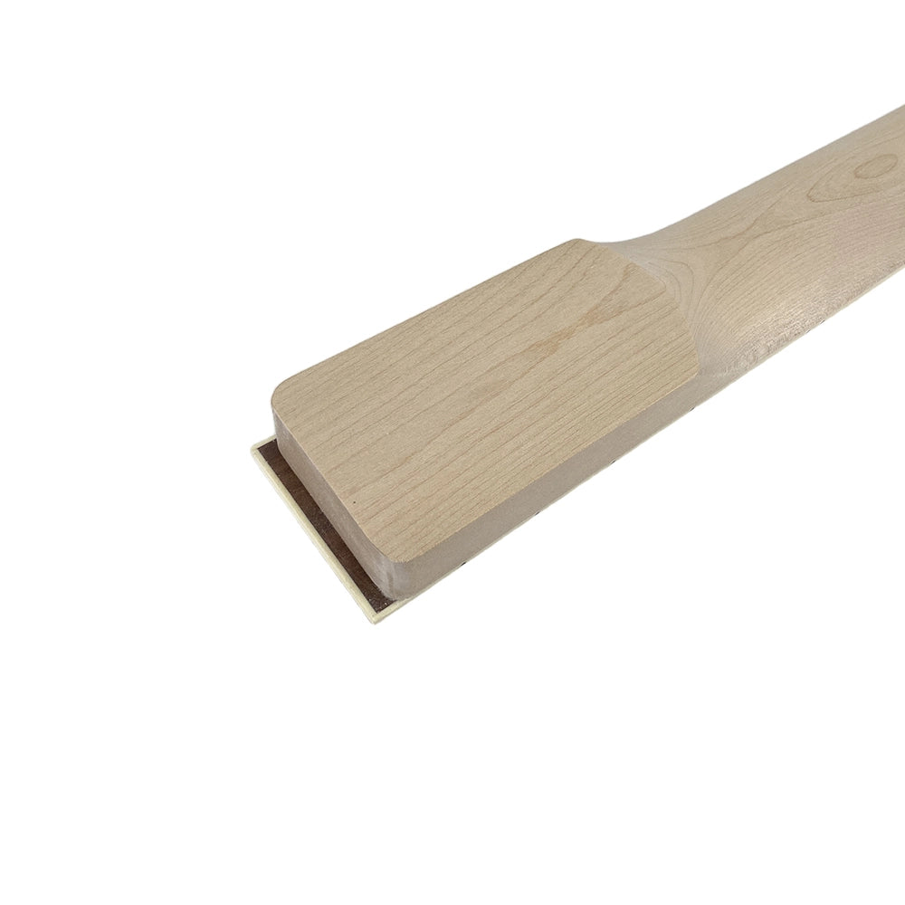 Yinfente New Guitar Neck 22 Fret 24.75 Inch Maple Rosewood Fretboard Bolt on with binding for Unfinished DIY