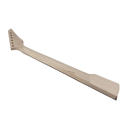 Yinfente New Reverse 24fret Guitar Neck Maple 25.5inch Rosewood Fretboard Bolt On Heel