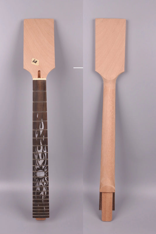2cs Yinfente electric guitar neck 22 fret 24.75 inch Set in style Sun inlay For Lp Style guitar neck
