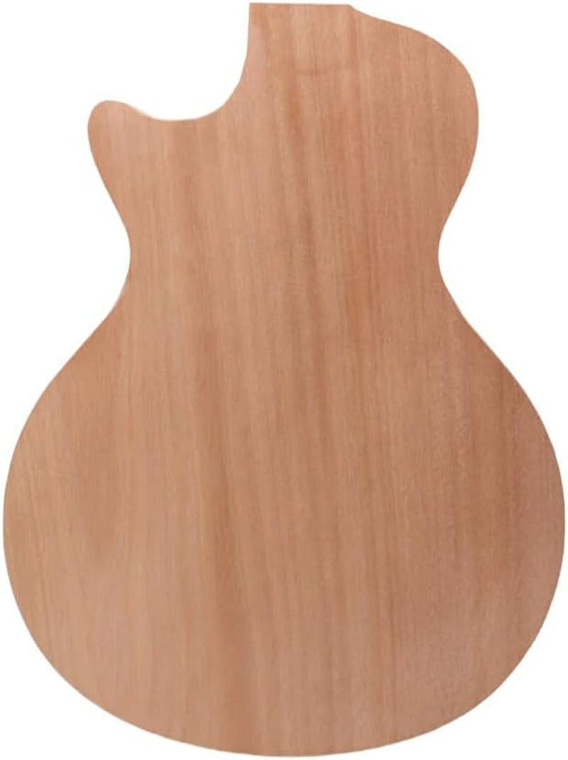 1Set Guitar Kit Guitar Neck 22Fret 24.75Inch Semi Hollow Guitar Body Maple Fretboard DIY Guitar Set in Heel