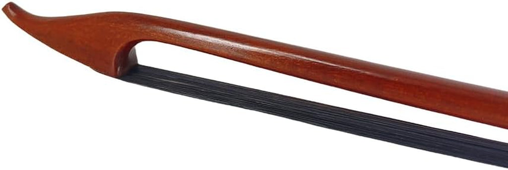 Violin Bow 4/4 Full Size Brazilwood Baroque Style Natural Black Bow Horse Hair Well Balance