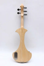 New 5String Electric Violin 4/4 Full Size Violin Guitar Shape Solid Wood Ebony Wood Violin Fittings Big Jack Free Violin Case Bow Clear Coat