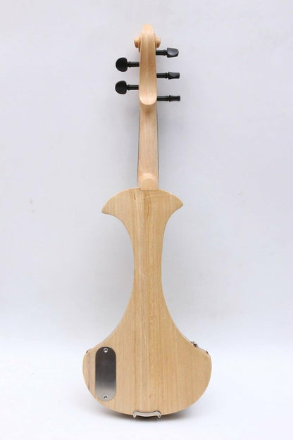 New 5String Electric Violin 4/4 Full Size Violin Guitar Shape Solid Wood Ebony Wood Violin Fittings Big Jack Free Violin Case Bow Clear Coat