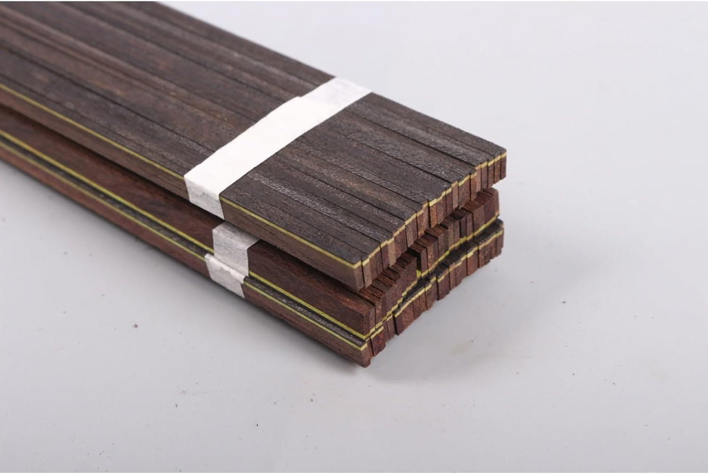 25 PCS Guitar Binding Purfling Strip Marquetry Inlay for Guitar Parts,Rosewood Material(840X6X1.5Mm)