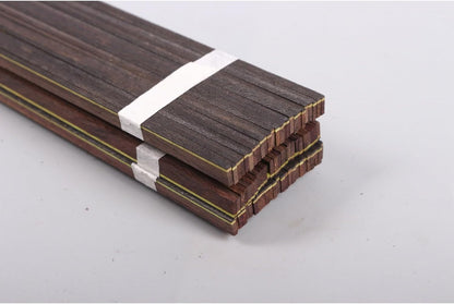25 PCS Guitar Binding Purfling Strip Marquetry Inlay for Guitar Parts,Rosewood Material(840X6X1.5Mm)