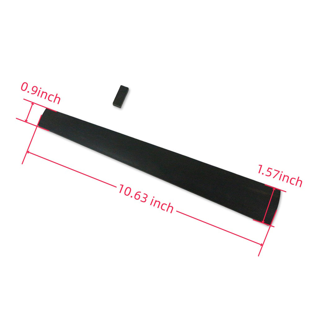 Ebony Full Size Violin Fingerboard with Nut - Full Size Violin Accessory