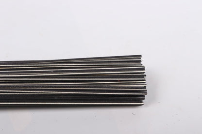 25 PCS Guitar Binding Purfling Strip Marquetry Inlay for Guitar,Black and White,Solid Wood Material(840X1.5X1.5Mm)
