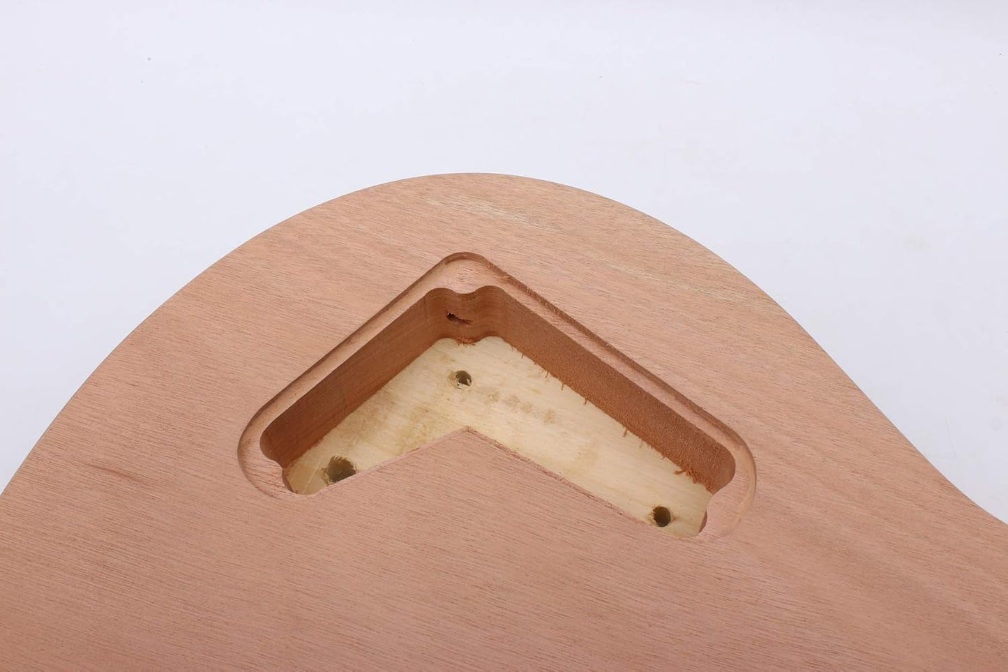 Electric Guitar Body Mahogany Maple Wood for Electric Guitar Replacement Set in Style Flame Maple Cap HH Pickups Holes