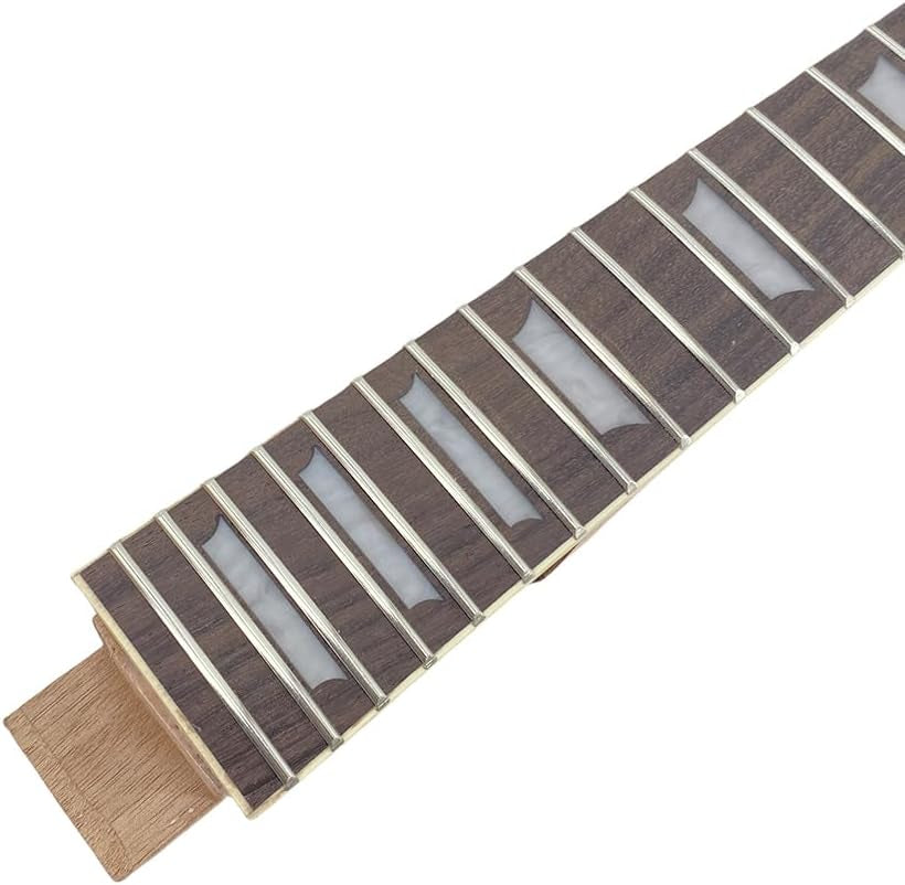 Guitar Neck 22 Fret Unfinished Mahogany Rosewood Fretboard Replacement Guitar Parts