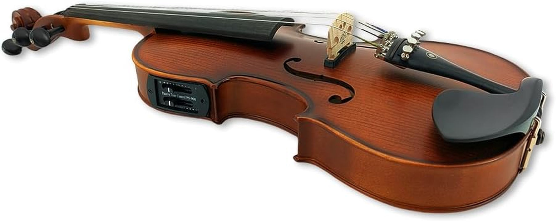 5 String Electric Violin Full Size Maple Back Side Spruce Top Ebony Accessories EQ Preamp with Hard Case,Brazilwood Bow,Rosin,Aux Cable,Cleaning Cloth,Shoulder Rest Beginner Student Violin
