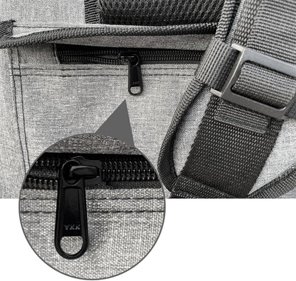 3/4 Upright Bass Gig Bag with Adjustable Backstrap&Handle&Wheel&More Storage Pockets Double Bass Bag for Musicians Durable and Portable Gray