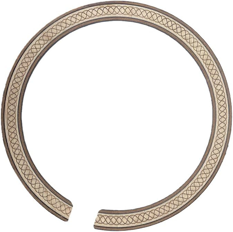 2PCS Guitar Rosette for Guitar Construction Solid Wood Material 110 * 12 * 0.8Mm Guitar Sound Hole for Luthier #22