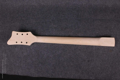 Guitar Neck 22Fret 24.75Inch Maple Wood Rosewood Fretboard Block Inlay Bolt on Heel DIY Guitar Replacement (24.75Inch)