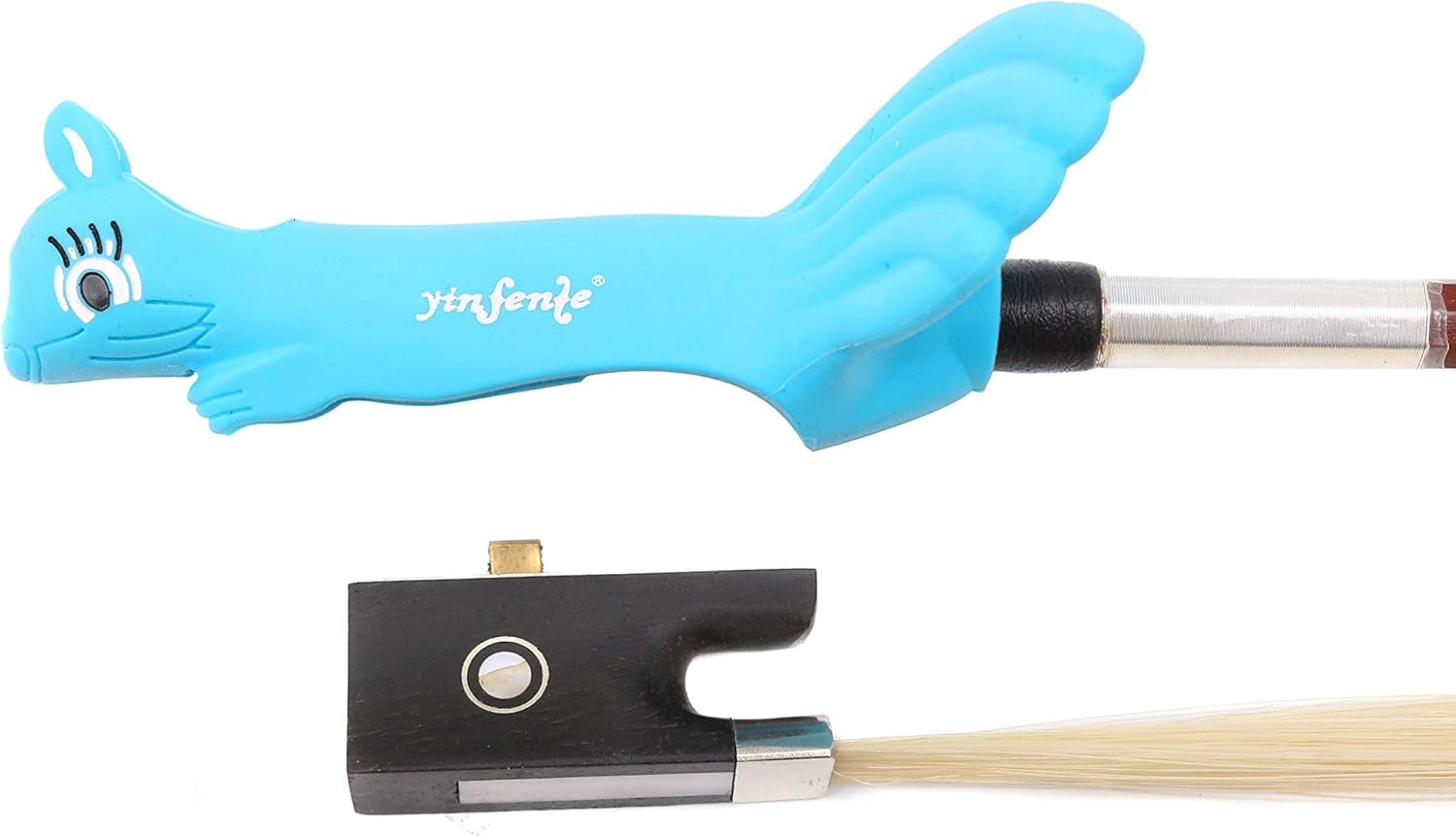 1Pcs Hold Violin Bow Holder Hold Violin/Viola Bow Teaching Aid Violin Bow Grip Learn Violin Beginner Corrector Bow Straightener Soft Protect Finger