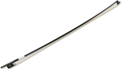 Violin Bow 4/4 Carbon Fiber Ebony Frog with Fleur De Lis Inlay,Mongolian Horse Hair,Stick&Well Balance 4/4 Violin Bow for All Level Violinists
