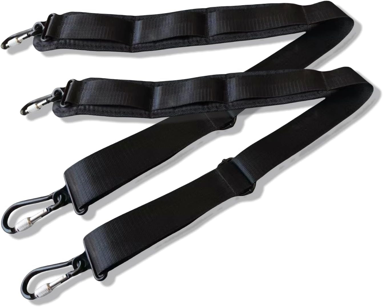 2Pcs Replacement Shoulder Strap Padded Universal Adjustable Bag Strap with Hooks for Laptop Violin Case Viola Case Cello Case Straps
