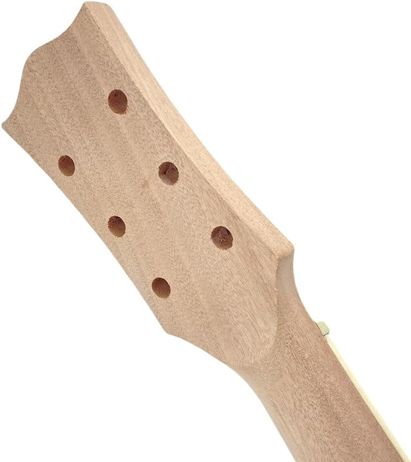 Guitar Neck 22 Fret Unfinished Mahogany Rosewood Fretboard Replacement Guitar Parts