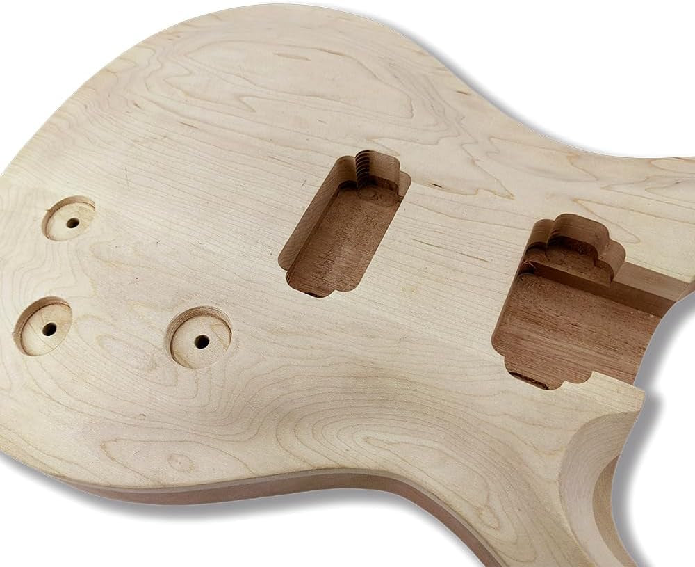 Mahogany Maple Wood Raw Guitar Body for Electric Guitar