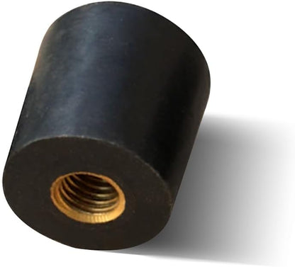 Upright Bass Endpin Rubber Tip Stopper Protector Durable and anti Slip with the Internal Metal Thread Design Easy to Install (Arc Bottom)