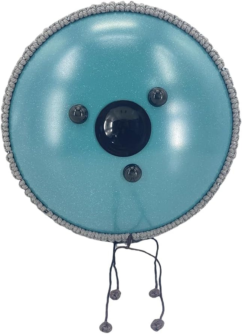 13 Inches 15 Notes Rain Drum for outside Garden, Steel Tongue Drum with Mallets & Carry Bag Musical Instrument for Adults D Major