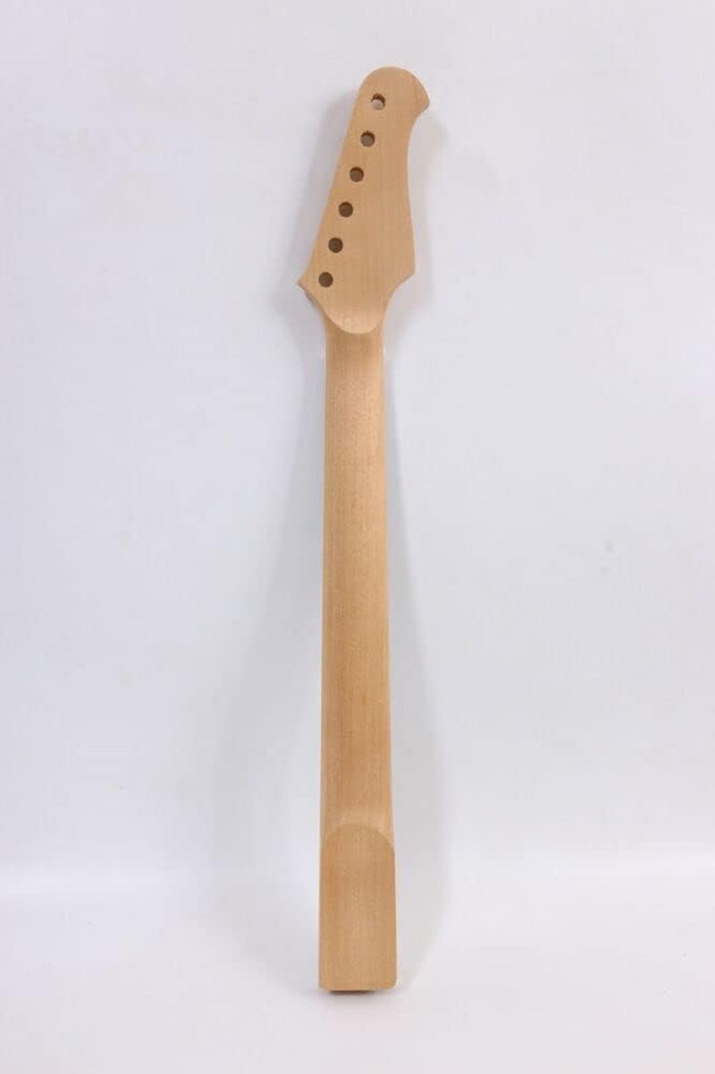22Fret Guitar Neck 24.75Inch Scale Electric Guitar Necks Made by Mahogany Wood Glue Rosewood Gutiar Fretboard Bolt on Left Hand Guitar Necks DIY Guitar Project