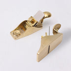 1 Set Brass Planes Luthier Woodworking Tool Violin/Viola/Cello Planes with Steel Blades,Flat Bottom Sharp and Durable (5 Pcs)