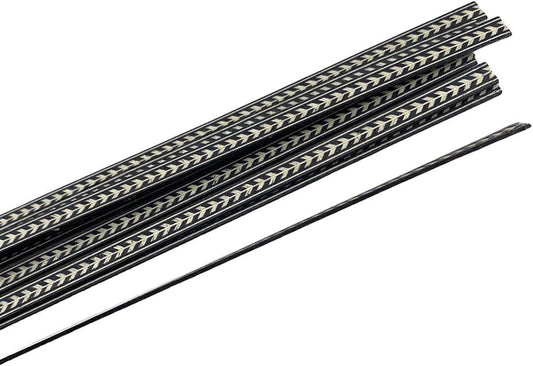 25 PCS Guitar Binding Purfling Strip Marquetry Inlay for Guitar Parts,Solid Wood Material(580X6X1Mm)
