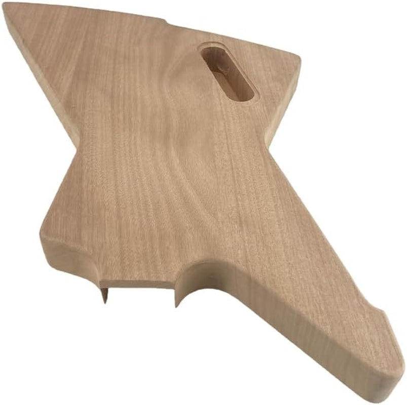 DIY Guitar Kit with Mahogany Body Mahogany Neck with Rosewood Fretboard 6 String DIY Electric Guitar Kit with All Components to Build Your Own Guitar
