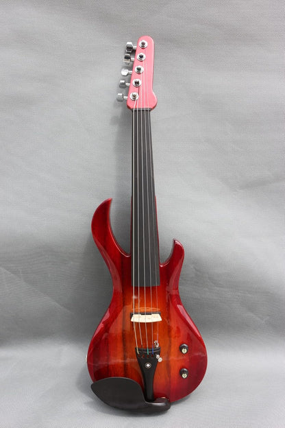 5String Violin 4/4 Electric Violin Guitar Shape Professional Solid Wood Violin with Ebony Fittings