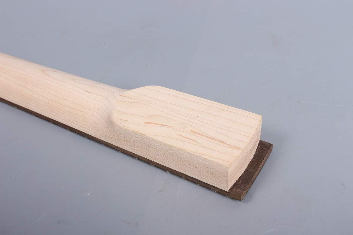 Bass Guitar Neck 22 Fret 30Inch Maple Rosewood Fretboard Block Inlay Paddle Head Small Child Bass Guitar Necks DIY