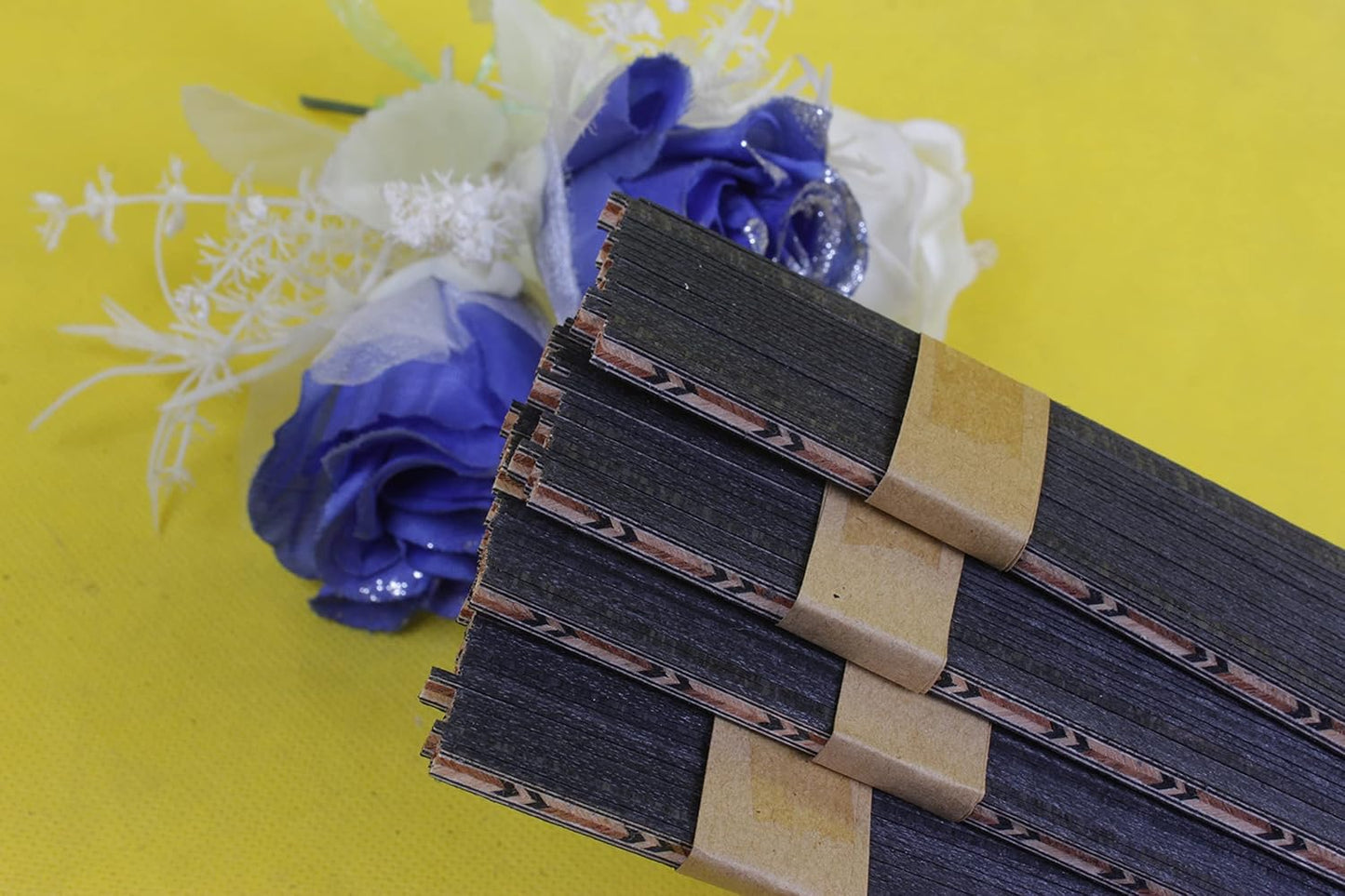 25Pcs Strip Inlay Guitar Binding Figured Purfling Guitar Body Binding Wood Inlay 640X5X1Mm