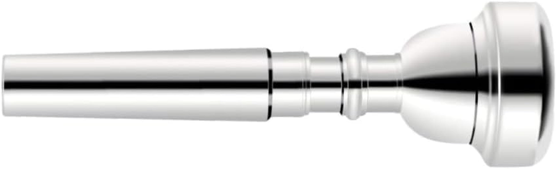 Trumpet Mouthpiece | 3C 5C 7C Sizes for Bb Trumpet & Cornet | Professional Grade Brass with Silver Plating | Optimized for Rich Tone, Comfort & Projection (7C)