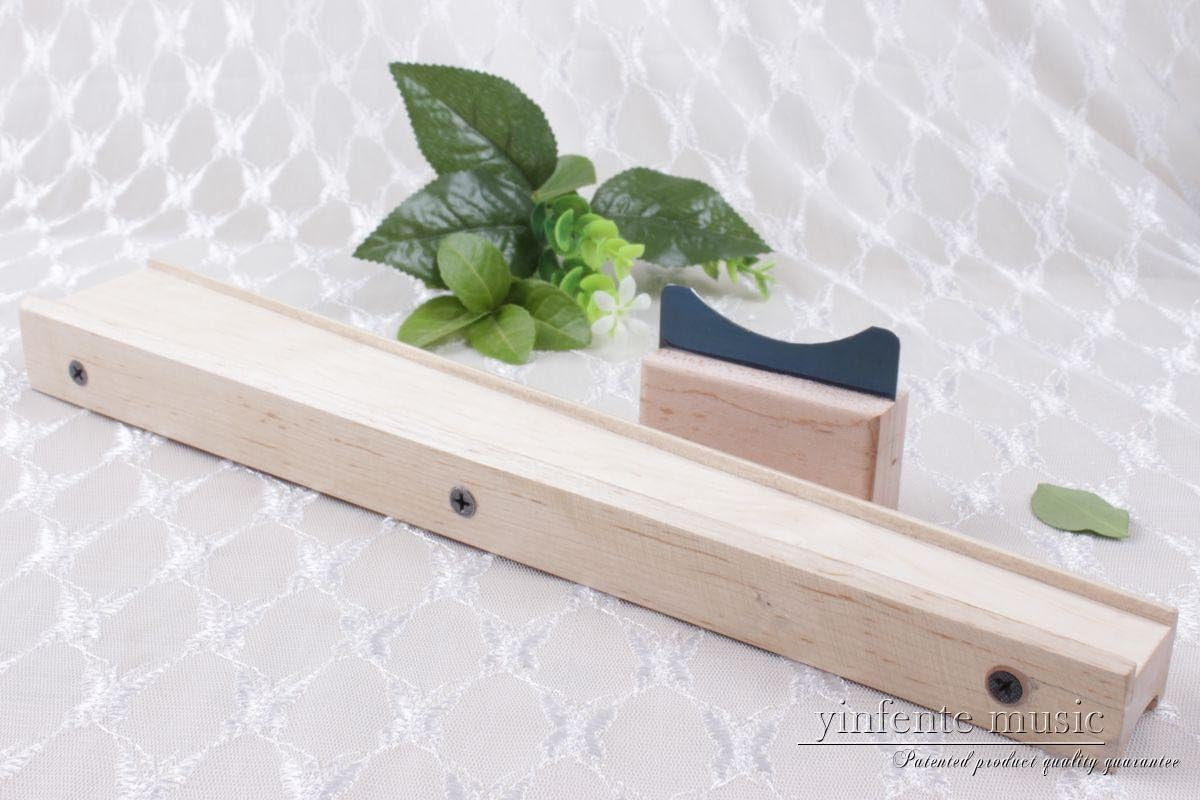 3/4 4/4 Violin Fingerboard Hold Clamp Scraper Violin Making Luthier Tools Solid Wood Steel Blade (Scraper + Clamp)