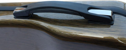 4/4 Violin Case Mixed Carbon Fiber Violin Box White Black Thick Padding Triangle Shape Strong Light Violin Cases (Brown)