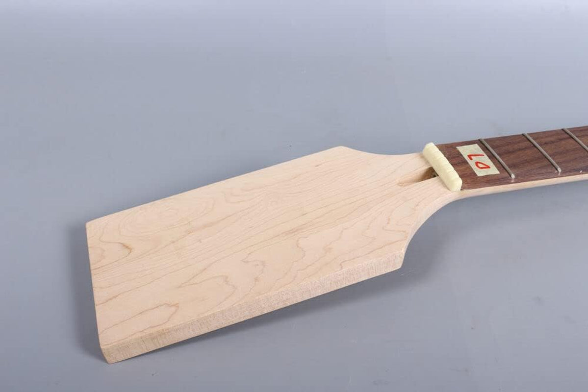 Electric Guitar Neck 24 Fret 30 Inch Maple Rosewood Fretboard Baritone Guitar Necks Paddle Head DIY Long Scale