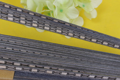20X Guitar Strip Inlay Guitar Luthier Figured Purfling Guitar Parts Body Binding Wood Inlay 640X6X1.0Mm #63