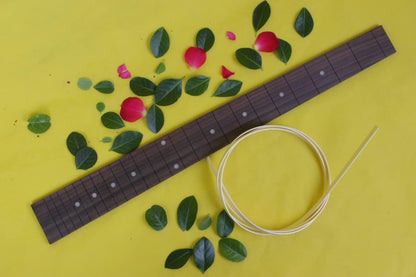 Electric Guitar Fretboard Real Inlay Guitar Accessory Parts Rosewood Fretboard 25.5 Inch (#3)