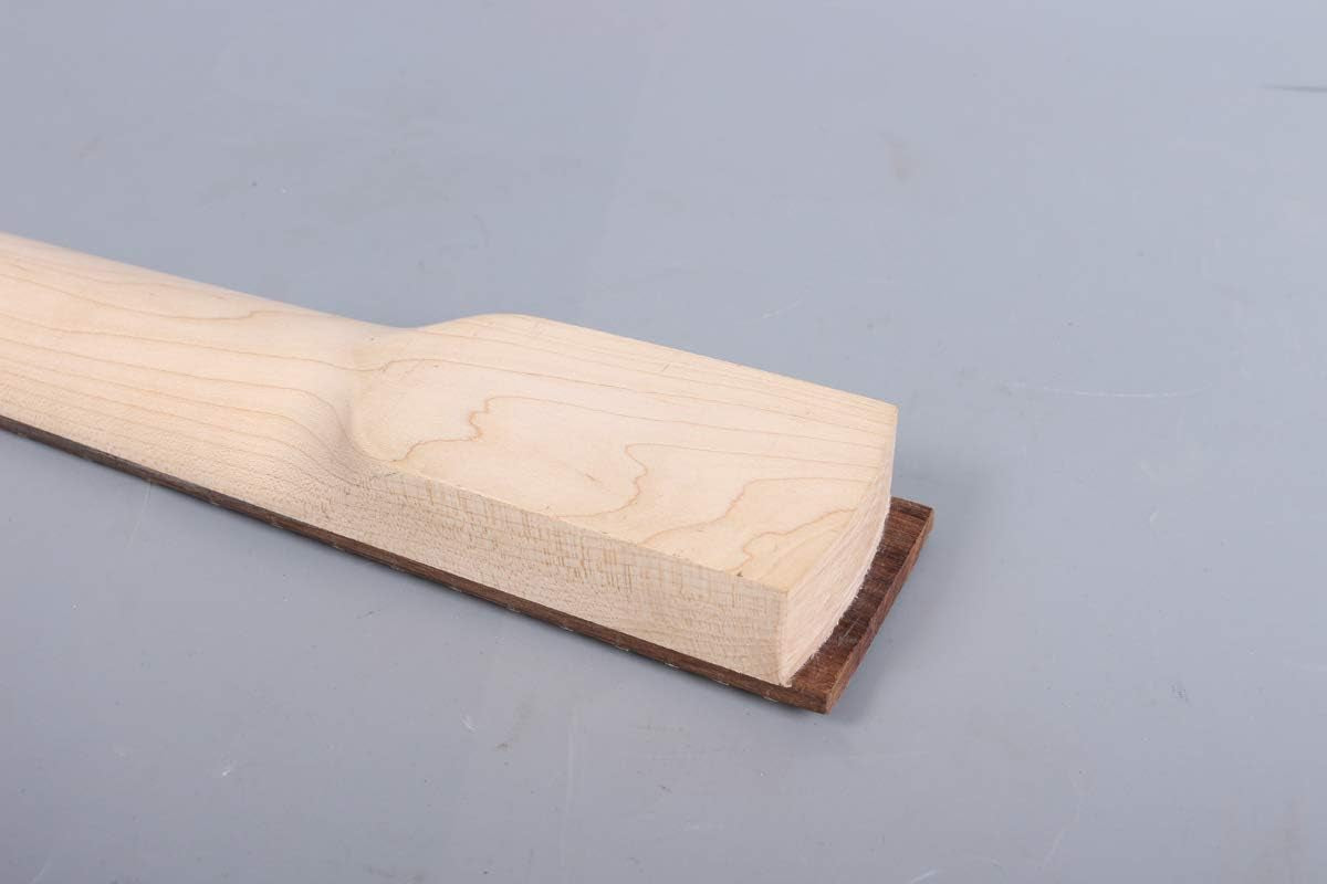 Maple Guitar Neck 24 Fret Rosewood Fretboard DIY Electric Guitar Neck Replacement (24.75 Inch Scale)
