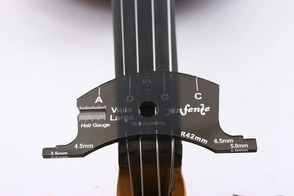 4/4 Violin Bridge Repair Reference Tool Fingerboard Scraper Making Template Tool Black Violin Making Tools Cello Tools (Violin)