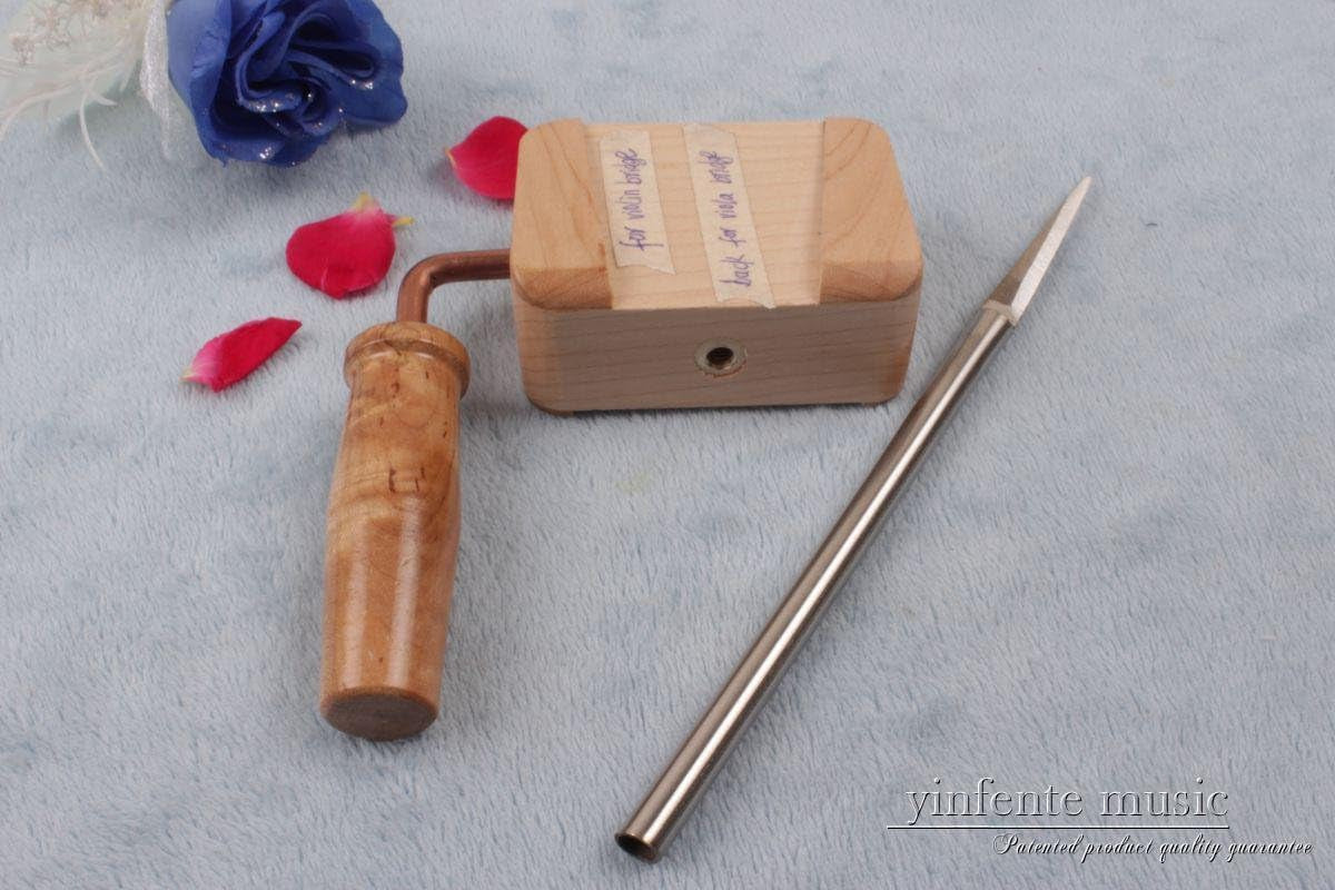 Violin Bridge Hold Clamp & Knife, Violin Guitar Tool