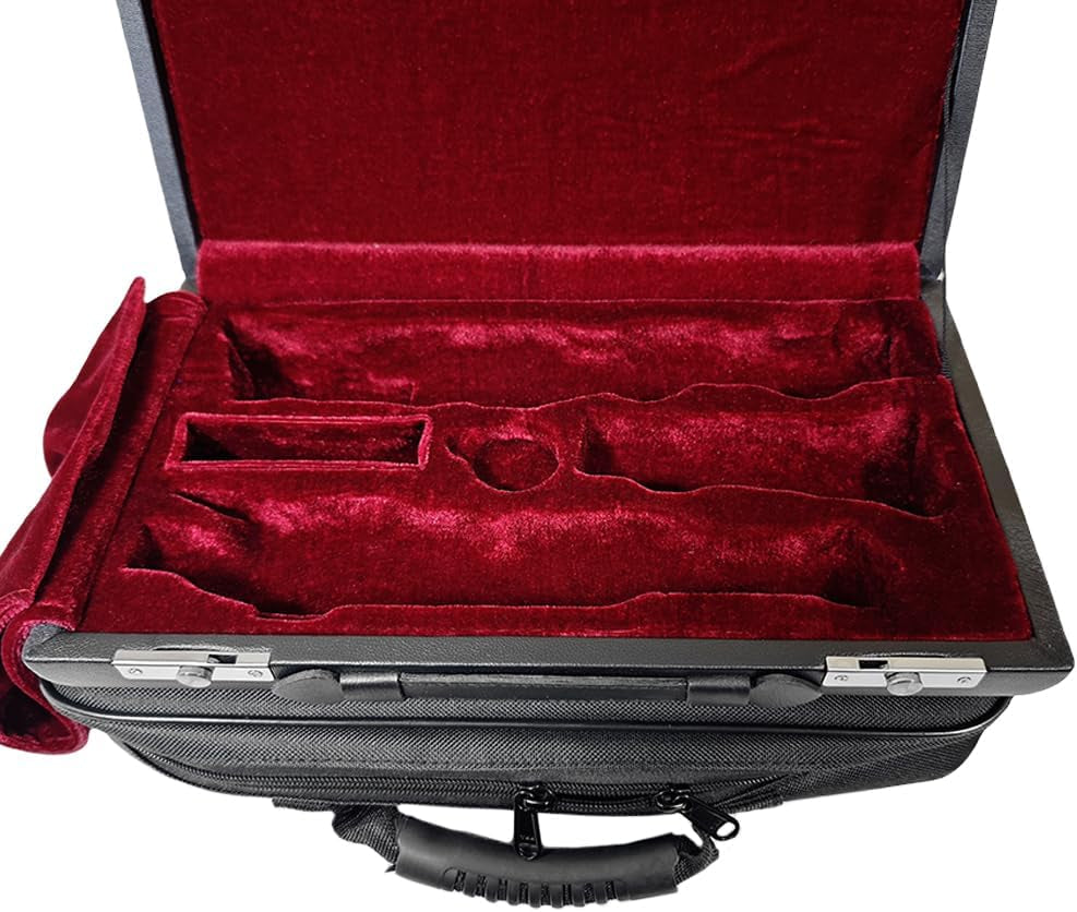 Oboe Case Hard Shell with PU Leather and Oxford Outer Bag Adjustable Strap Portable Oboe Bag for Beginners,Students,Players Musicians