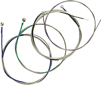 4/4 Cello String Full Set A-D-G-C Steel Core Nickel Chromium Wound for Cello Strings Size 1/4 1/2 3/4