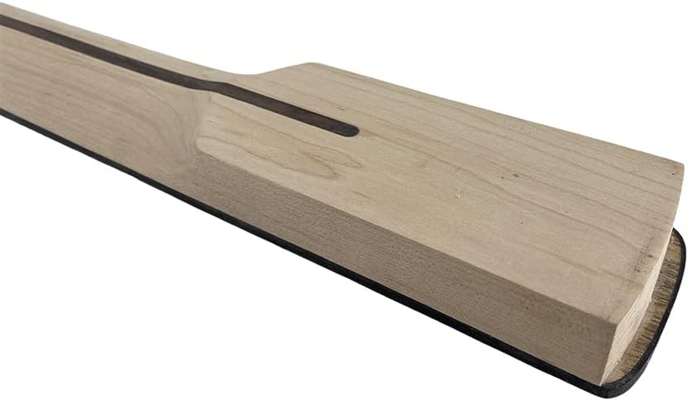 Bass Guitar Neck 22Fret 34Inch Maple Guitar Fretboard Block Inlay DIY Guitar Block Inlay (Maple Fretboard)