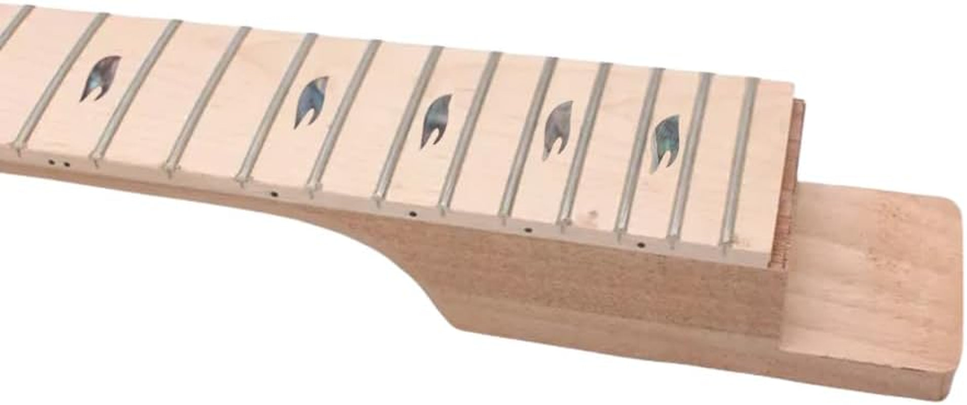 1Set Guitar Kit Guitar Neck 22Fret Unfinished Guitar Body Semi Hollow Mahogany Maple Fretboard DIY Guitar