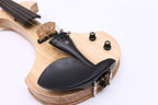 New 5String Electric Violin 4/4 Full Size Violin Guitar Shape Solid Wood Ebony Wood Violin Fittings Big Jack Free Violin Case Bow Clear Coat