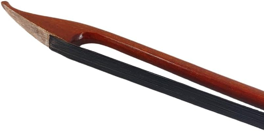 Violin Bow 4/4 Full Size Brazilwood Baroque Style Natural Black Bow Horse Hair Well Balance