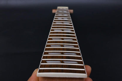 Electric Guitar Neck 22 Fret 25.5Inch Mahogany Rosewood Fretboard Parallel Inlay Paddle Head