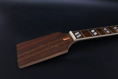 Electric Guitar Neck 22 Fret 25.5Inch Mahogany Rosewood Fretboard Parallel Inlay Paddle Head